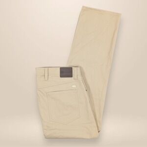 Onward Reserve Classic 5 Pocket Pants Mens 25x29 Tan Khaki Casual Chino Preppy